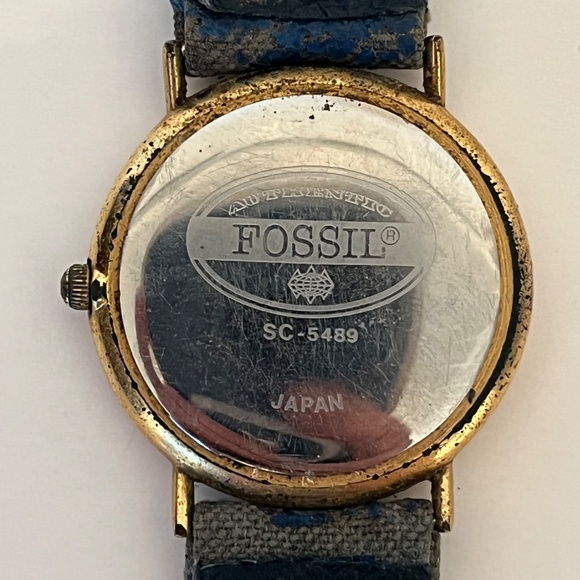 1994 FOSSIL RARE SHATTERED ABALONE WATCH SC-5489 - Picture 5 of 8
